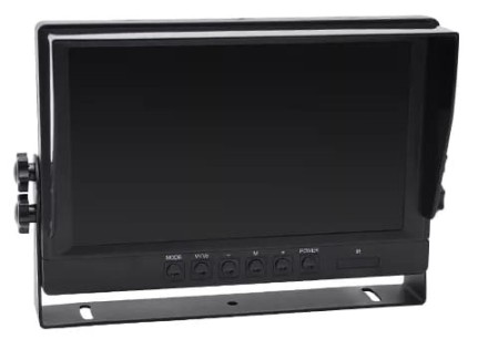 Видеорегистратор 9 дюймов с поддержкой 4 AHD-камер с разрешением экрана 1920х1080 (IPS) на скобе