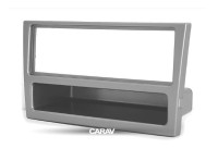 Рамка переходная 1din Opel Astra G, Vectra C, Corsa C (Серая) с полкой