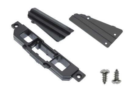 Рамка для установки в Hyundai Solaris 2010 - 2016 черно-серебристый ТИП 3 (ГУ изнутри)