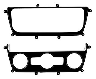 Рамка переходная VOLKSWAGEN Jetta 2010-2018; Sagitar 2012-2019 для дисплея 10 дюймов