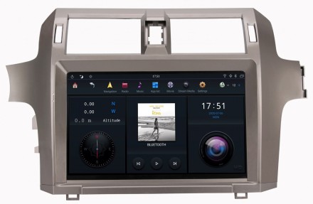 Головное устройство для Lexus GX 400/460 2010-2019 (высокие комплектации) c FullHD экраном 1920x1080