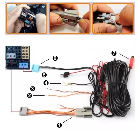 Видеокамера SPD-303 Volkswagen Passat (12+), Skoda Rapid с выносом