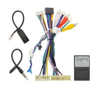 Комплект проводов для установки в Renault Arkana 2019+, Kaptur 2020+, Duster 2020+ (основной, CAN RZ, 360, AMP)
