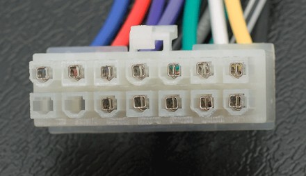 Штекер питания + ISO для магнитол OEM 