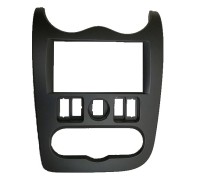 Рамка переходная 2din LADA Largus (Черная)