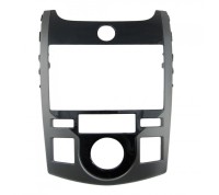Рамка переходная 2din KIA Cerato, Forte (09-13) купе черный лак, серый лак