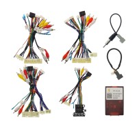 Комплект проводов для установки магнитолы в Hyundai, Kia 2009+ (основной, антенна, USB, CAN, AMP)