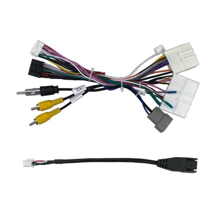 Комплект проводов для установки магнитолы в Nissan 2021+ (основной, антенна, мультируль, CAM360, USB)