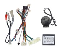 Комплект проводов для установки магнитолы в Toyota Harrier 03 - 13, RX 03 - 09 взамен верх. монит. тип 1