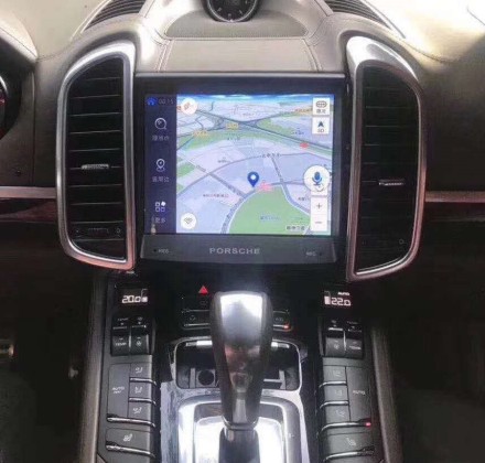 Штатная магнитола в стиле Tesla 8.4 дюйма для Porsche Cayenne (2011-2018) c SIM 4G