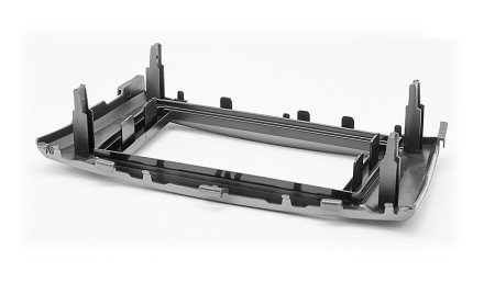 Рамка переходная 2din Toyota Avensis T270 (09-15), серебро