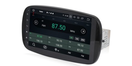 Штатная магнитола 9 дюймов Mercedes-Benz Smart ForTwo/Forfour (2016+) c поддержкой БК и настроек авто  COMPASS XN на Android 10