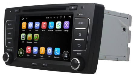 Штатная магнитола Skoda Octavia A5 (2004-2013), Yeti (2009-2018) взамен Swing/Bolero c поддержкой БК и настроек авто  COMPASS XN на Android 10