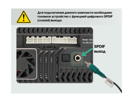 Комплект проводов для установки WM-MT в Hyundai, Kia SPDIF Direct Тип4
