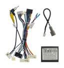 Комплект проводов для установки магнитолы в Toyota Tundra 2018 - 2019 (основной, USB, CAN, AMP)