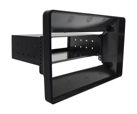 Монтажная рамка универсальная для установки  дисплея 9 дюймов в посадочное место 1-DIN