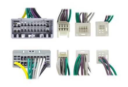 Комплект проводов для установки магнитолы в Chrysler, Dodge, Jeep 2004 - 2013 (основной, CAN, AMP)