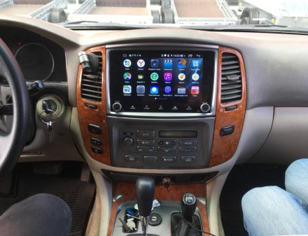 Магнитола на Андроид для Toyota Land Cruiser 100, Lexus LX470 (2002-2007) Winca S400 R SIM 4G (авто без штатной навигации)