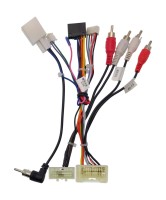 Комплект проводов для установки магнитолы в Toyota 2003 - 2013 (осн, ант, м/руль, RCA-in) Тип3