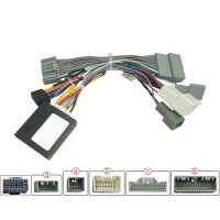 Комплект проводов для установки магнитолы в Mitsubishi Pajero 2WD (2018-2020) (основной,антенна, CAM, CAN)