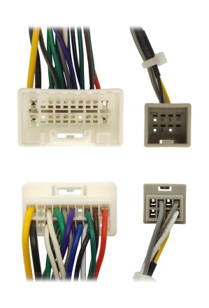 Комплект проводов для установки магнитолы в Mitsubishi Outlander 2018 - 2022 (правый руль)