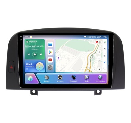 Магнитола для Hyundai Sonata 2001-2012 (EF) Compas S400 (Топ класс) с 2K экраном