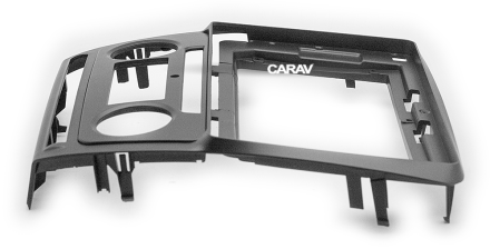 Рамка для установки в SKODA Octavia (1Z) 2004- 2013 (черный) дисплея 10 дюймов