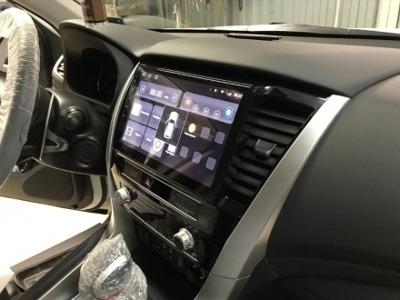 Рамка переходная Mitsubishi Pajero Sport (19+) для дисплея 10 дюймов