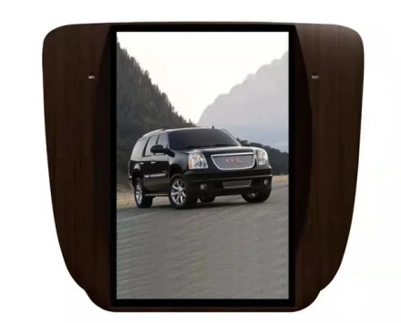 Штатная магнитола в стиле Тесла для Chevrolet Silverado Suburban Avalanche GMC Sierra Yukon (2007-2013) Compass NH