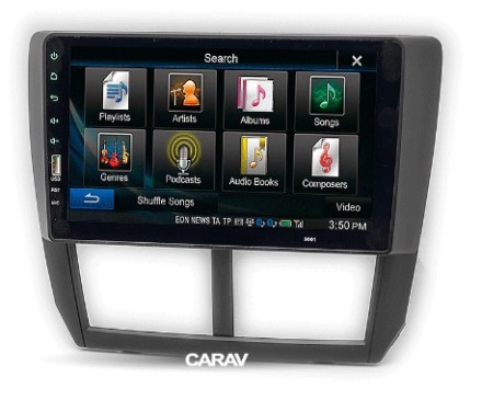 Рамка переходная SUBARU Forester (08-12), Impreza (07-12) для дисплея 9 дюймов