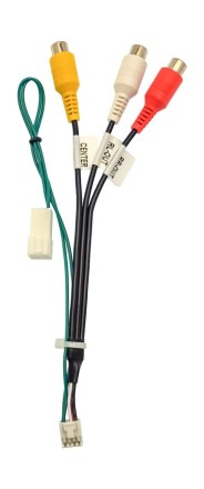 Штекер 8 pin с дополнительными линейными выходами для усилителя RCA Rear Out для магнитол серии Compas-Media