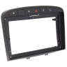 Рамка для установки в Peugeot 308 (07-13), 408 (12-17) Черная, для дисплея 9 дюймов