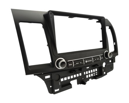 Рамка переходная для установки в Mitsubishi Lancer 10, 2008+ для 9" дисплея с крутилками