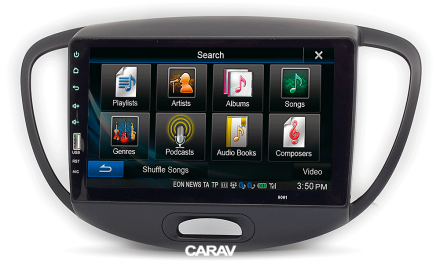 Рамка переходная HYUNDAI i-10 2008-2013 для дисплея 9 дюймов