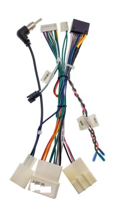 Комплект проводов для установки магнитолы в Toyota 2003 - 2013 (осн, ант, м/руль, CAN, AMP) RZC