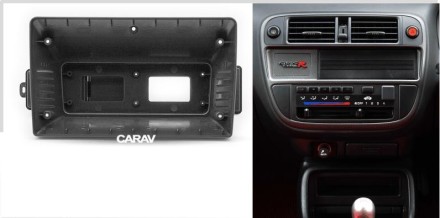 Рамка переходная в HONDA Civic (EK9) 1997-1999 для дисплея 9 дюймов