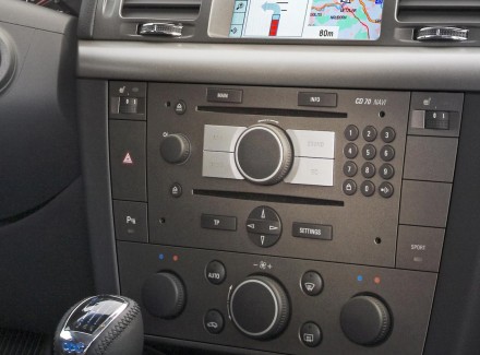 Рамка переходная 2din Opel Astra G, Vectra C, Corsa C (Серая) без ребра