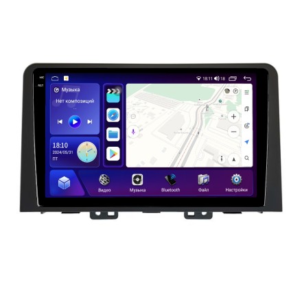 Магнитола для Hyundai Staria 2021+ (монохром) Compas S300 (Средний класс) с 2K экраном