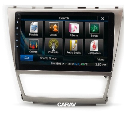 Рамка переходная TOYOTA Camry, Aurion (06-11), DAIHATSU Altis (06-11) для дисплея 10 дюймов с климат-контролем 