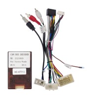 Комплект проводов для установки магнитолы в Toyota 2003-2013 (основной, антенна, мультируль, CAN, AMP)