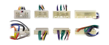 Комплект проводов для установки магнитолы в Toyota 2012 + (основной, антенна, мультируль, CAN, CAM, AMP)