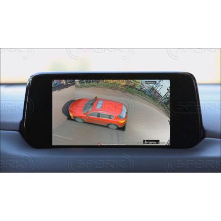 Система кругового обзора 360 градусов с функцией видеорегистратора и поддержкой динамических линий по CAN. 4 видеокамеры