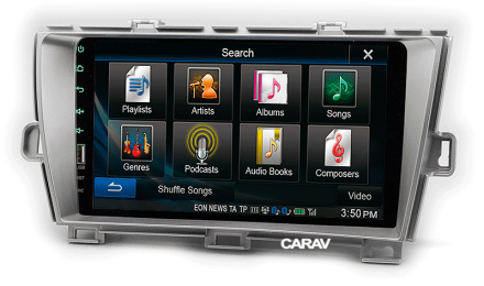 Рамка переходная для TOYOTA Prius (ZVW30/35) 2009-2016, руль слева, для дисплея 9 дюймов 