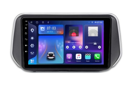 Магнитола для Hyundai Santa Fe 2018-2020 Compas S300 (Средний класс)