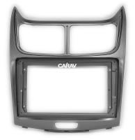 Рамка переходная в CHEVROLET Sail 2010-2014 для дисплея 9 дюймов (серая)