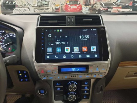 Магнитола на Андроид для Toyota Prado 150 (2017+) Compas S300 (Средняя версия)
