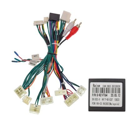 Комплект проводов для установки магнитолы в Toyota Harrier, Lexus RX 1997 - 2003 (основной*3, CAN)