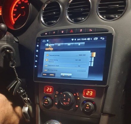 Магнитола на Андроид для Peugeot 308 (2007-2014), 408 (2012+) COMPASS TSN-2K, 4G, DSP, CarPlay сер/черн