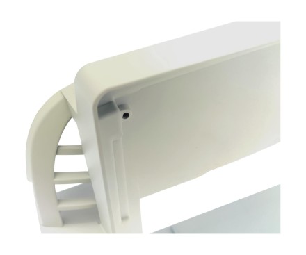 Рамка переходная Fiat 500 (2007-2015) Белая для установки дисплея 9 дюймов