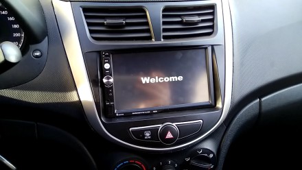 Рамка переходная 2din Hyundai Solaris, i25, Accent, Verna (10-16)